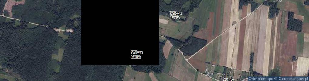 Zdjęcie satelitarne Wilcza Jama ul.